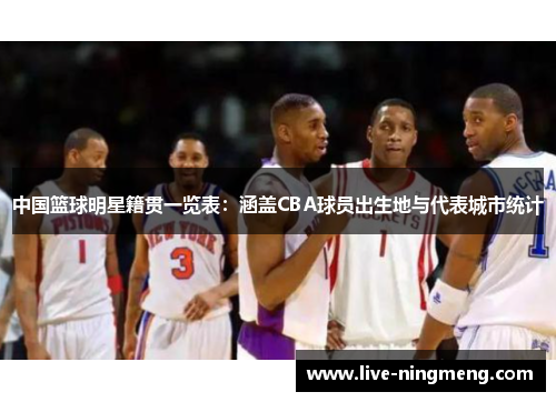 中国篮球明星籍贯一览表:涵盖CBA球员出生地与代表城市统计